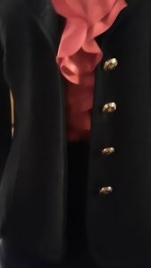 Black knit St.John jacket